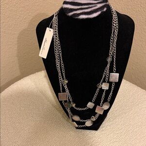 Silver Multi-Layer Necklace